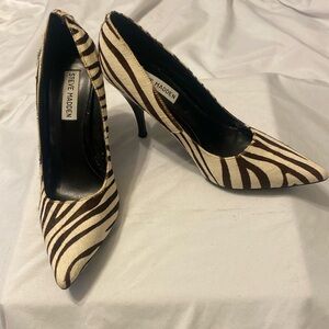 Steve Madden Zebra Print Pumps
